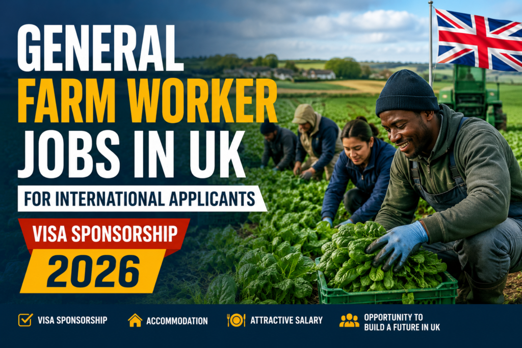 General Farm Worker Jobs in UK for International Applicants (2026 Complete Guide)